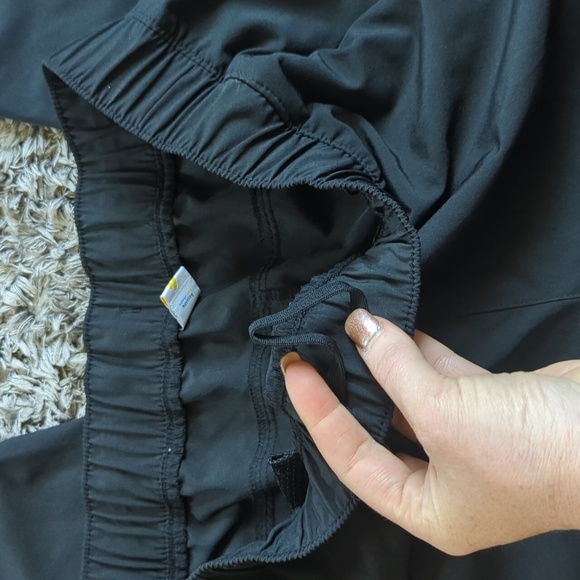 All In Motion Black Stretch Quick Dry Capri Jogger Track Pant Womens Size Large - Picture 4 of 10